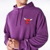 New Era League Essential Chicago Bulls Oversized Pullover Hoodie Purple M