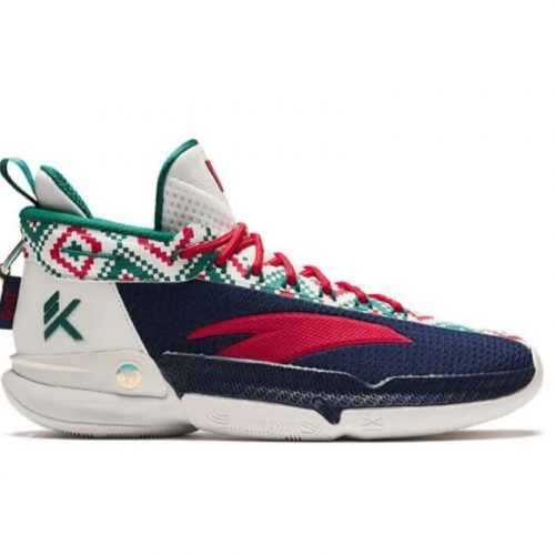 ANTA KT9 CHRISTMAS BASKETBALL SHOES BEIGE/BLUE 42