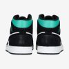 AIR JORDAN 1 MID SE  WHITE/HOT PUNCH-BLACK-NEPTUNE GREEN