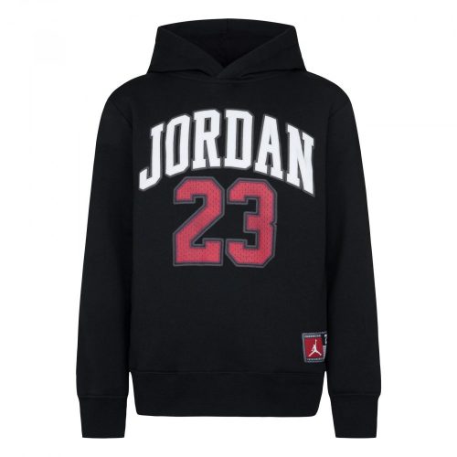 JORDAN KIDS HBR FLC PO HOODIE BLACK 6-7YR