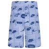 NIKE NKB B NSW CLUB SSNL AOP SHORT BLUE 4-5YR