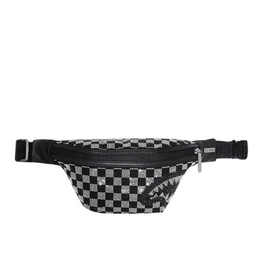 Sprayground Trinity Checkered Crossbody Black ONE