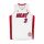 MITCHELL & NESS NBA DWYANE WADE MIAMI HEAT AUTHENTIC FINALS JERSEY WHITE