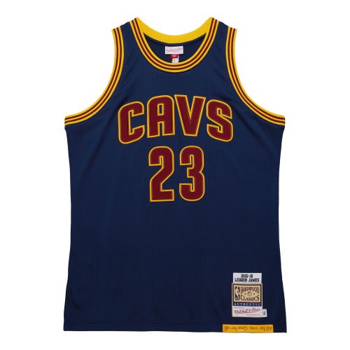 MITCHELL & NESS NBA DARK JERSEY CLEVELAND CAVALIERS 2015 LEBRON JAMES ASTROS BLUE M