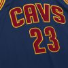 MITCHELL & NESS NBA DARK JERSEY CLEVELAND CAVALIERS 2015 LEBRON JAMES ASTROS BLUE M