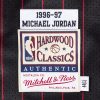 MITCHELL & NESS NBA CHICAGO BULLS 1996 MICHAEL JORDAN #23 AUTHENTIC JERSEY BLACK PINSTRIPE