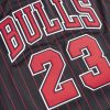 MITCHELL & NESS NBA CHICAGO BULLS 1996 MICHAEL JORDAN #23 AUTHENTIC JERSEY BLACK PINSTRIPE