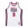 MITCHELL & NESS USA BASKETBALL 1992 MICHAEL JORDAN AUTHENTIC HOME JERSEY WHITE