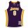 MITCHELL & NESS LOS ANGELES LAKERS KOBE BRYANT 99-00' #8 AUTHENTIC JERSEY PURPLE