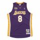 MITCHELL & NESS NBA LOS ANGELES LAKERS 2000 KOBE BRYANT #8 AUTHENTIC JERSEY PURPLE 00