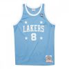 MITCHELL & NESS LOS ANGELES LAKERS KOBE BRYANT 04-05'#8 ALTERNATE AUTHENTIC JERSEY LIGHT BLUE