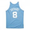 MITCHELL & NESS LOS ANGELES LAKERS KOBE BRYANT 04-05'#8 ALTERNATE AUTHENTIC JERSEY LIGHT BLUE