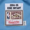 MITCHELL & NESS LOS ANGELES LAKERS KOBE BRYANT 04-05'#8 ALTERNATE AUTHENTIC JERSEY LIGHT BLUE