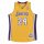 MITCHELL & NESS NBA LOS ANGELES LAKERS KOBE BRYANT '08-'09 AUTHENTIC JERSEY LIGHT GOLD