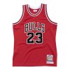 MITCHELL & NESS NBA CHICAGO BULLS MICHAEL JORDAN 1985-86'#23 AUTHENTIC JERSEY SCARLET