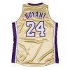 MITCHELL & NESS NBA LOS ANGELES LAKERS KOBE BRYANT AUTHENTIC JERSEY GOLD