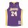 MITCHELL & NESS NBA LOS ANGELES LAKERS KOBE BRYANT #24 AUTHENTIC JERSEY PURPLE 08