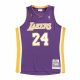 MITCHELL & NESS NBA LOS ANGELES LAKERS KOBE BRYANT #24 AUTHENTIC JERSEY PURPLE