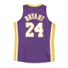 MITCHELL & NESS NBA LOS ANGELES LAKERS KOBE BRYANT #24 AUTHENTIC JERSEY PURPLE 08