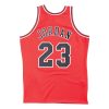 MITCHELL & NESS NBA CHICAGO BULLS MICHAEL JORDAN AUTHENTIC JERSEY RED