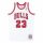 MITCHELL & NESS NBA CHICAGO BULLS HOME MICHAEL JORDAN 95-96'#23 AUTHENTIC JERSEY WHITE