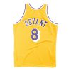 MITCHELL & NESS NBA LOS ANGELES LAKERS KOBE BRYANT '96-'97 AUTHENTIC JERSEY LIGHT GOLD