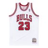 MITCHELL & NESS NBA CHICAGO BULLS MICHAEL JORDAN AUTHENTIC JERSEY WHITE