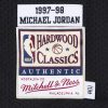 MITCHELL & NESS CHICAGO BULLS MICHAEL JORDAN AUTHENTIC JERSEY BLACK