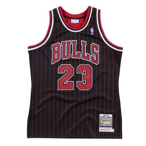 MITCHELL & NESS NBA CHICAGO BULLS MICHAEL JORDAN 1995-96 #23 AUTHENTIC JERSEY RED L