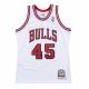 MITCHELL & NESS NBA CHICAGO BULLS MICHAEL JORDAN AUTHENTIC JERSEY WHITE