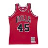 MITCHELL & NESS CHICAGO BULLS MICHAEL JORDAN AUTHENTIC JERSEY RED