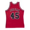 MITCHELL & NESS CHICAGO BULLS MICHAEL JORDAN AUTHENTIC JERSEY RED