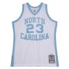 MITCHELL & NESS UNIVERSITY OF NORTH CAROLINA MICHAEL JORDAN 1983'#23 AUTHENTIC JERSEY WHITE