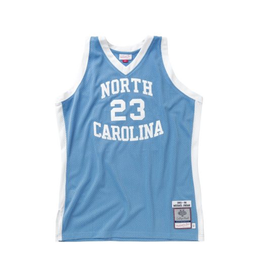 MITCHELL & NESS UNIVERSITY OF NORTH CAROLINA MICHAEL JORDAN 83-84 AUTHENTIC JERSEY LIGHT BLUE