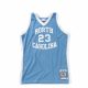 MITCHELL & NESS UNIVERS. OF NORTH CAROLINA MICHAEL JORDAN 83-84 AUTHENTIC JERSEY LIGHT BLUE