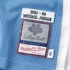 MITCHELL & NESS UNIVERSITY OF NORTH CAROLINA MICHAEL JORDAN 83-84 AUTHENTIC JERSEY LIGHT BLUE