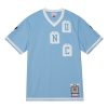 MITCHELL & NESS NCAA SHOOTING SHIRT NORTH CAROLINA 1983 MICHAEL JORDAN LIGHT BLUE S