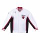 MITCHELL & NESS CHICAGO BULLS AUTHENTIC WARM UP JACKET WHITE/BLACK