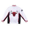 MITCHELL & NESS CHICAGO BULLS 96' AUTHENTIC WARM UP JACKET WHITE/BLACK