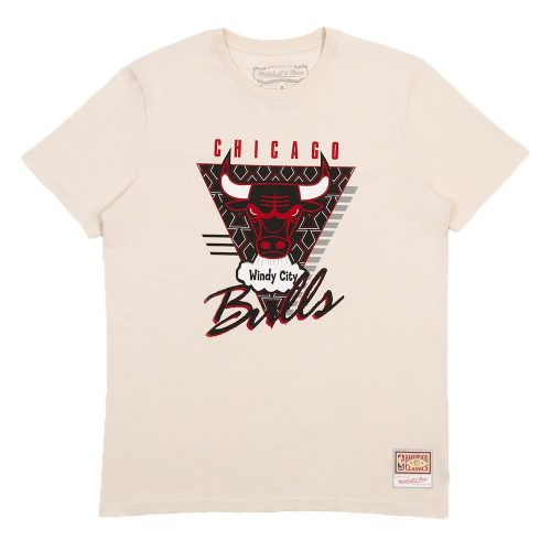 MITCHELL & NESS CHICAGO BULLS NBA FINAL SECONDS TEE SAND