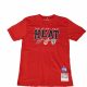 MITCHELL & NESS NBA HWC CHAMP STACK TEE MIAMI HEATRED