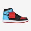 AIR JORDAN 1 HIGH OG BLACK/DK POWDER BLUE-GYM RED