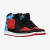 AIR JORDAN 1 HIGH OG BLACK/DK POWDER BLUE-GYM RED