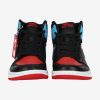 AIR JORDAN 1 HIGH OG BLACK/DK POWDER BLUE-GYM RED