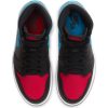 AIR JORDAN 1 HIGH OG BLACK/DK POWDER BLUE-GYM RED