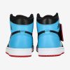 AIR JORDAN 1 HIGH OG BLACK/DK POWDER BLUE-GYM RED