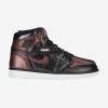 AIR JORDAN 1 HI OG FEARLESS  BLACK/BLACK-MTLC ROSE GOLD-WHITE