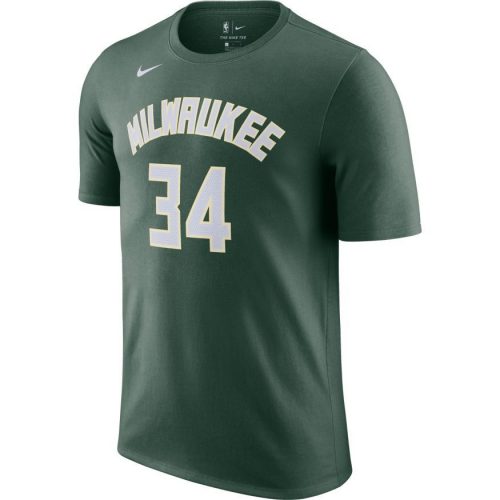 NIKE X NBA GIANNIS ANTETOKOUNMPO MILWAUKEE BUCKS TEE FIR/ANTETOKOUNMPO G