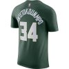 NIKE X NBA GIANNIS ANTETOKOUNMPO MILWAUKEE BUCKS TEE FIR/ANTETOKOUNMPO G