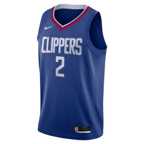 NIKE LOS ANGELES CLIPPERS SWINGMAN JERSEY ICON 20 RUSH BLUE/WHITE/LEONARD KAWHI